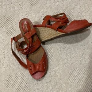 Vintage Clarks wedge sandals